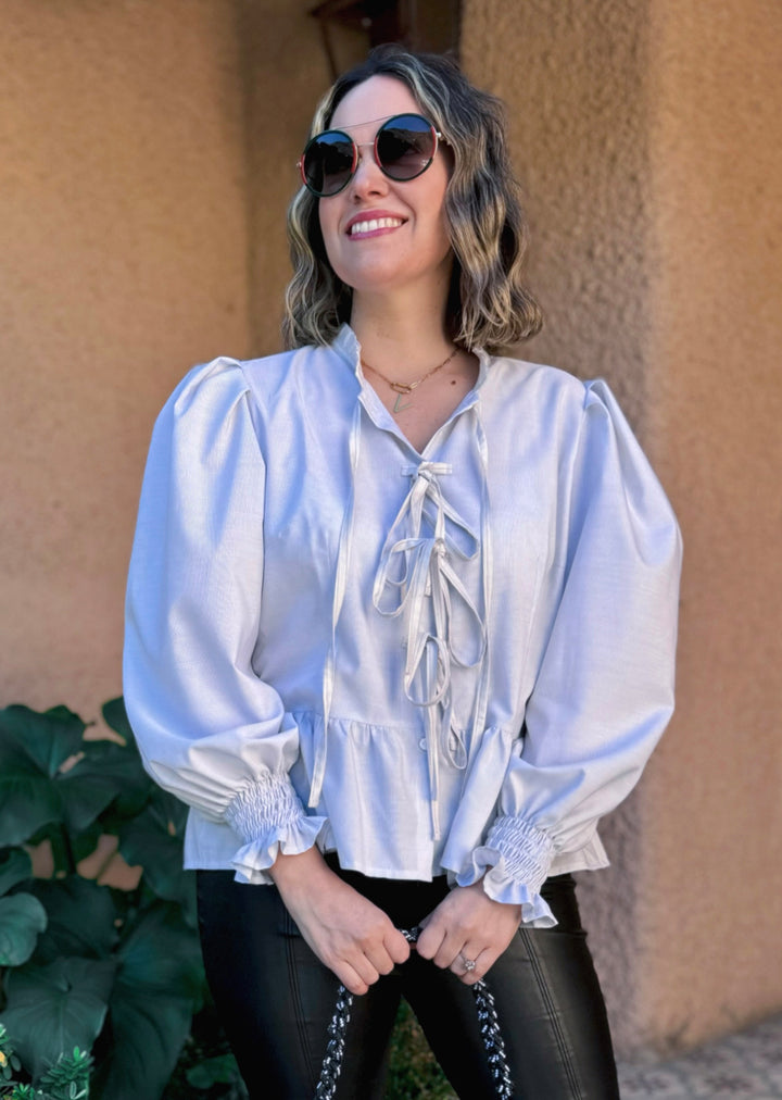 Blusa Sara | Light Grey