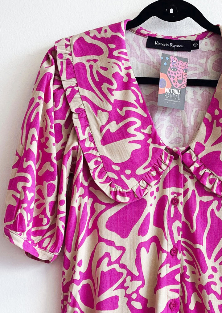 Blusa Candelaria | Estampada Magenta