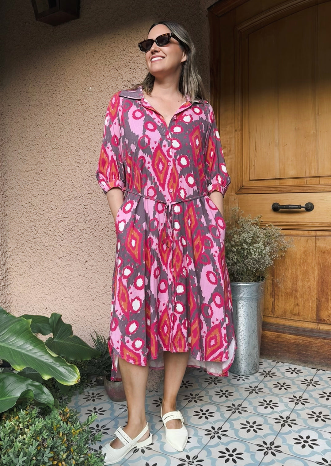 Camisero Caro | Estampado, Pink