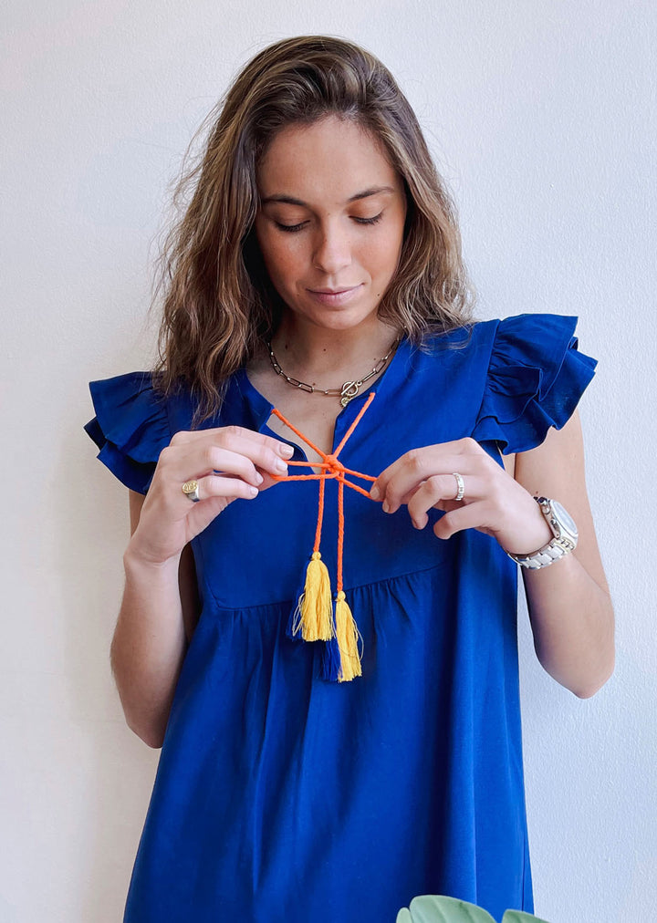 Vestido Clara | Azul