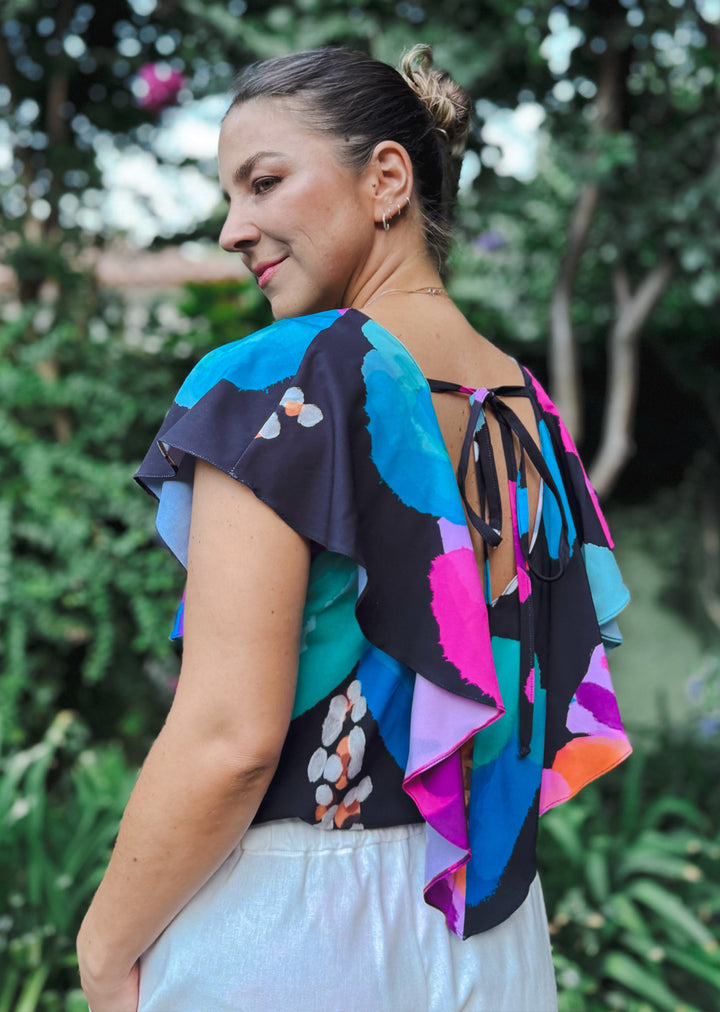 Blusa Clara | Flores - COLAB. "IGNACIA JULLIAN"
