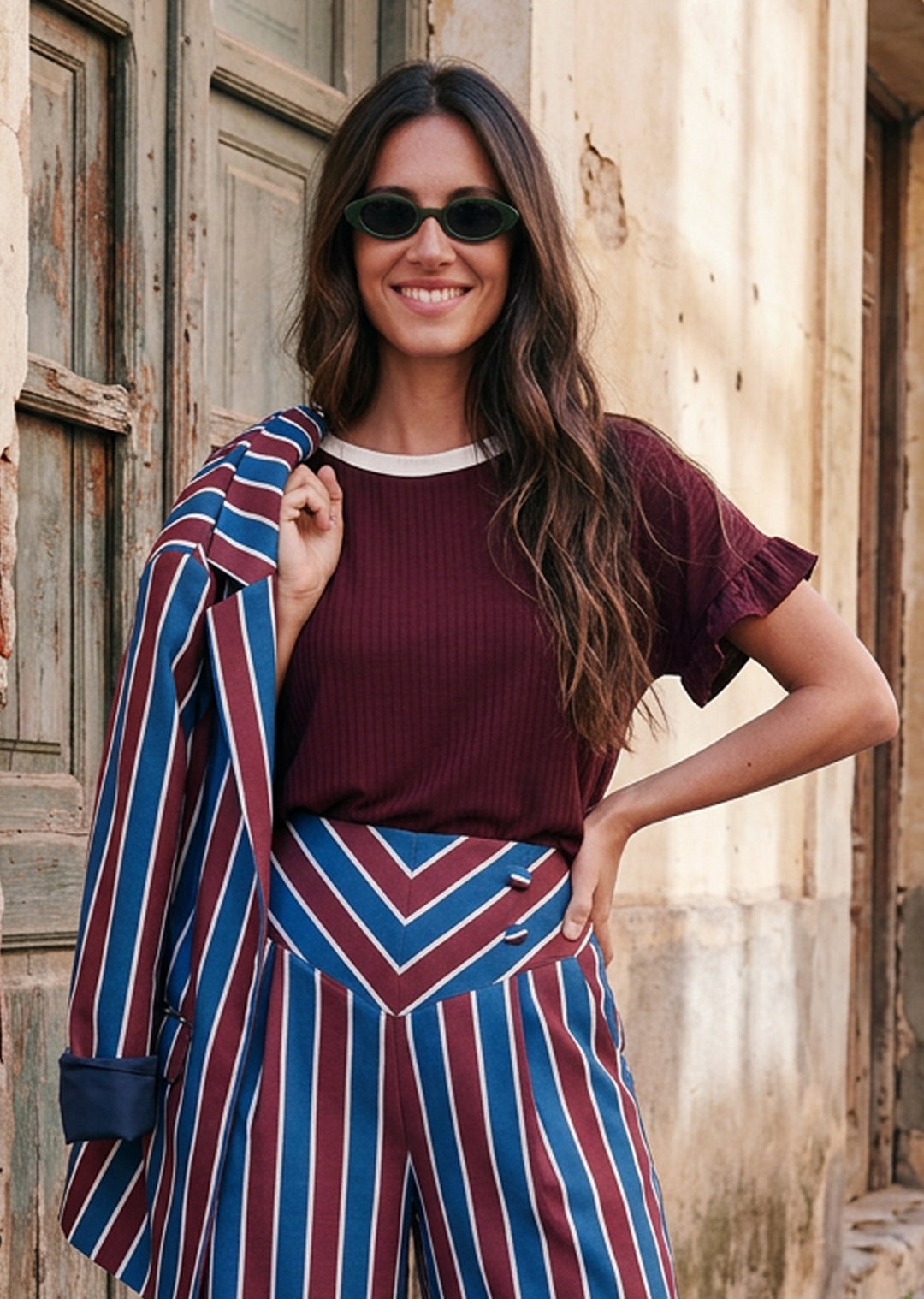 Polera Clari | Bicolor