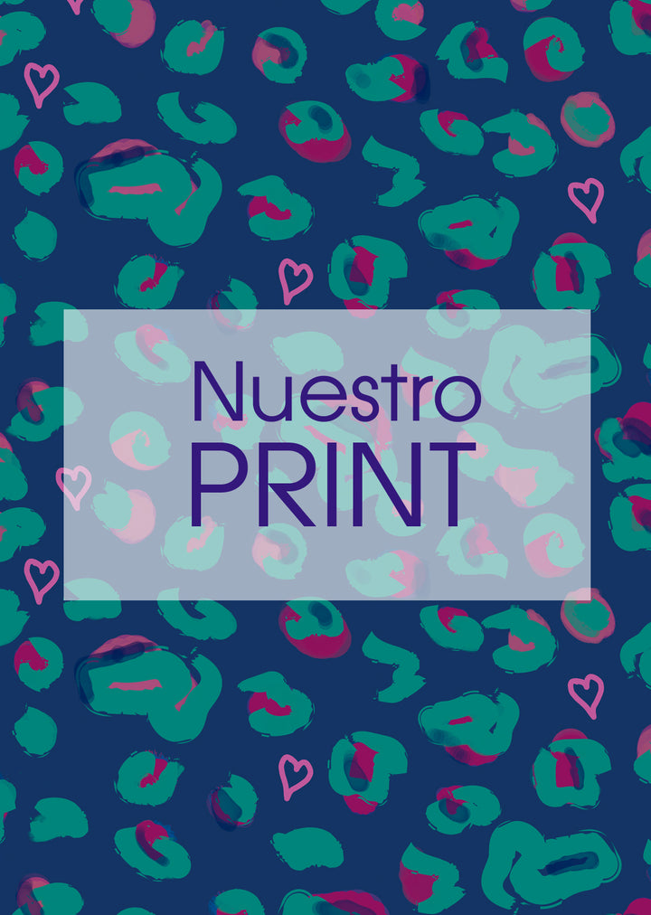 Blusa Bernarda | Print Corazón Azul