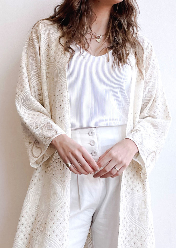 Polera Lourdes | Blanca
