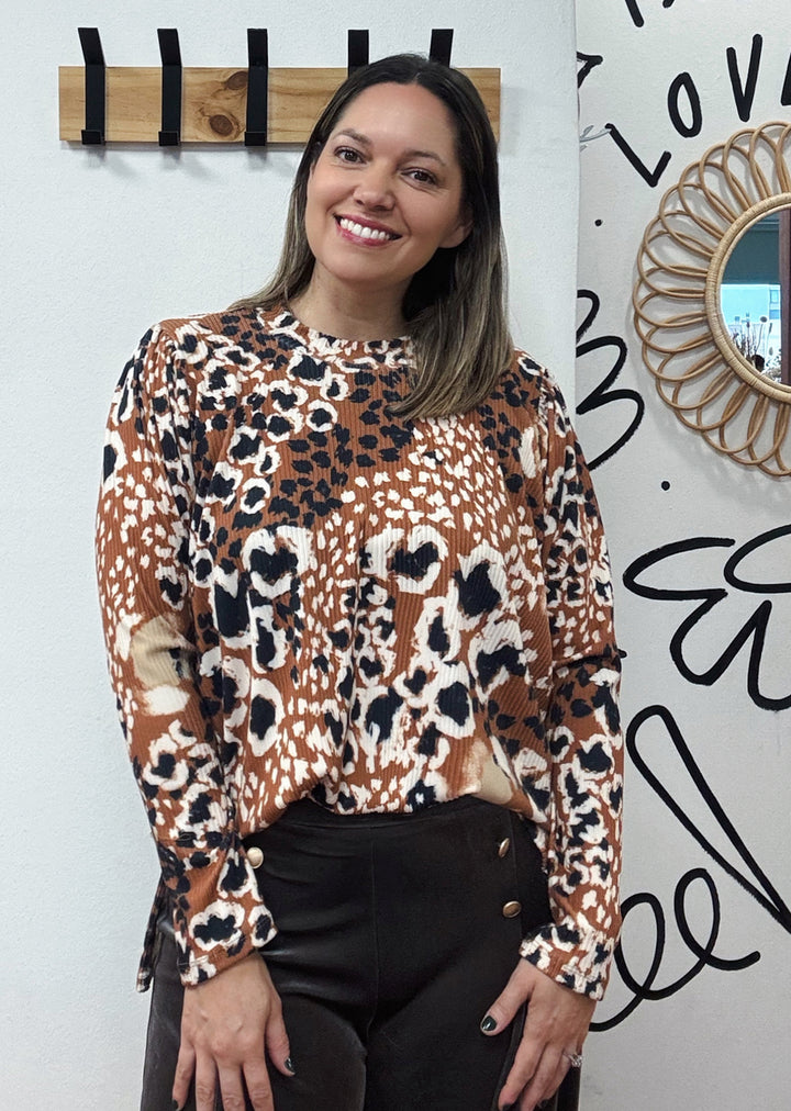 Polerón Eve | Animal Print