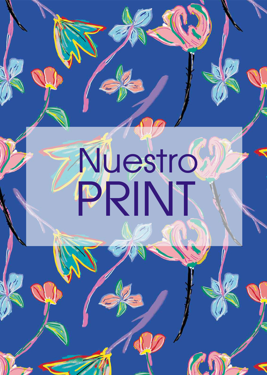 Blusa Bernarda | Flores - Azul