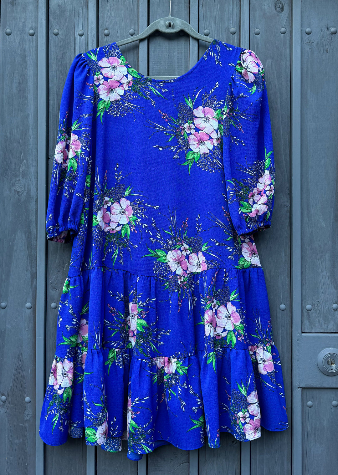 Vestido Gloria | Flores azul
