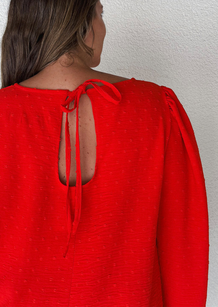 Blusa Gloria Manga Larga | Roja