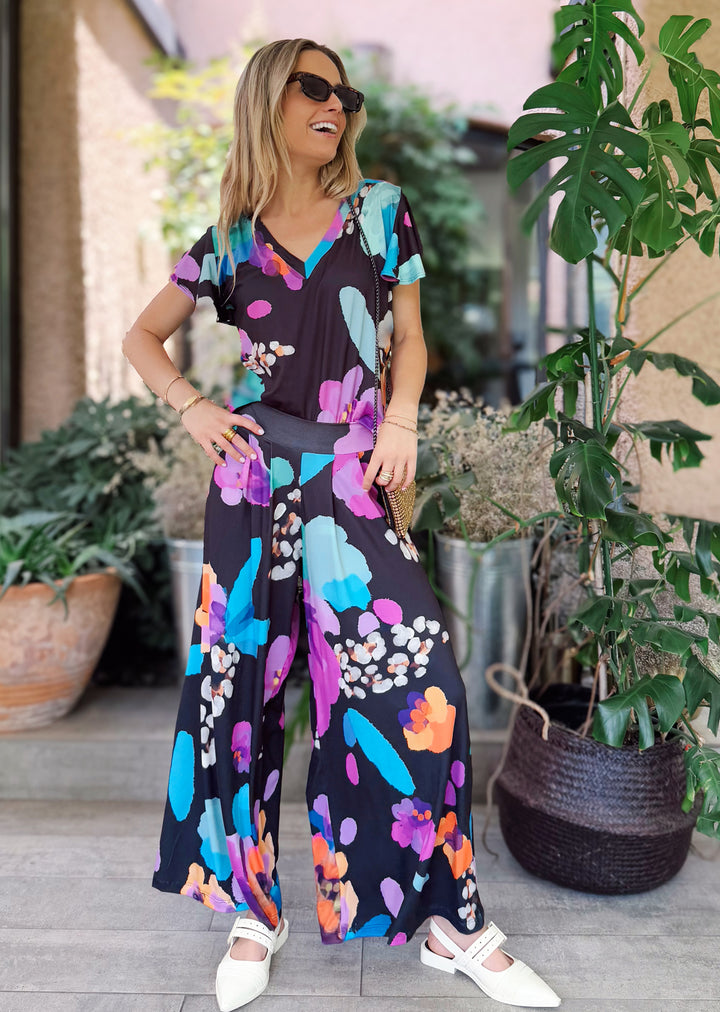 Pantalón Ale | Flores  - COLAB. "IGNACIA JULLIAN"