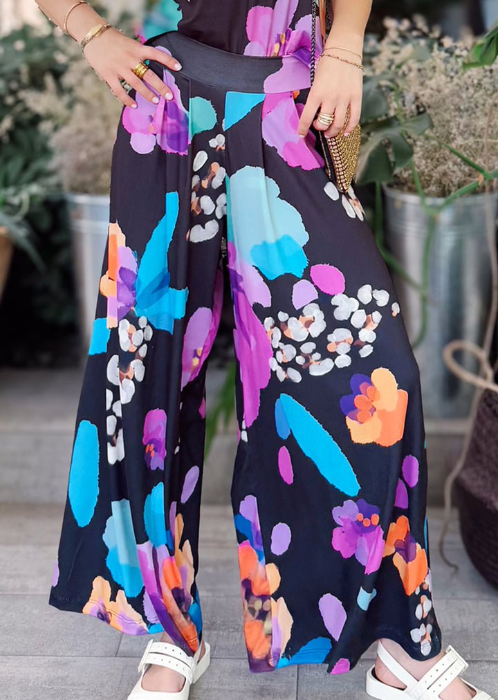 Pantalón Ale | Flores  - COLAB. "IGNACIA JULLIAN"