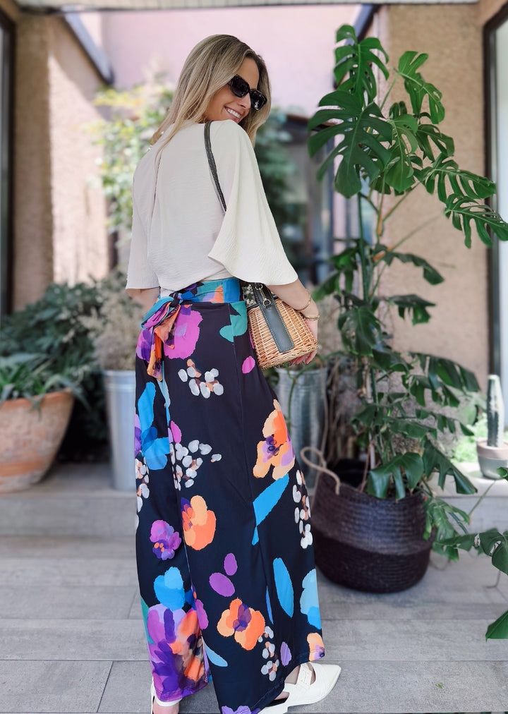 Pantalón Ale | Flores  - COLAB. "IGNACIA JULLIAN"