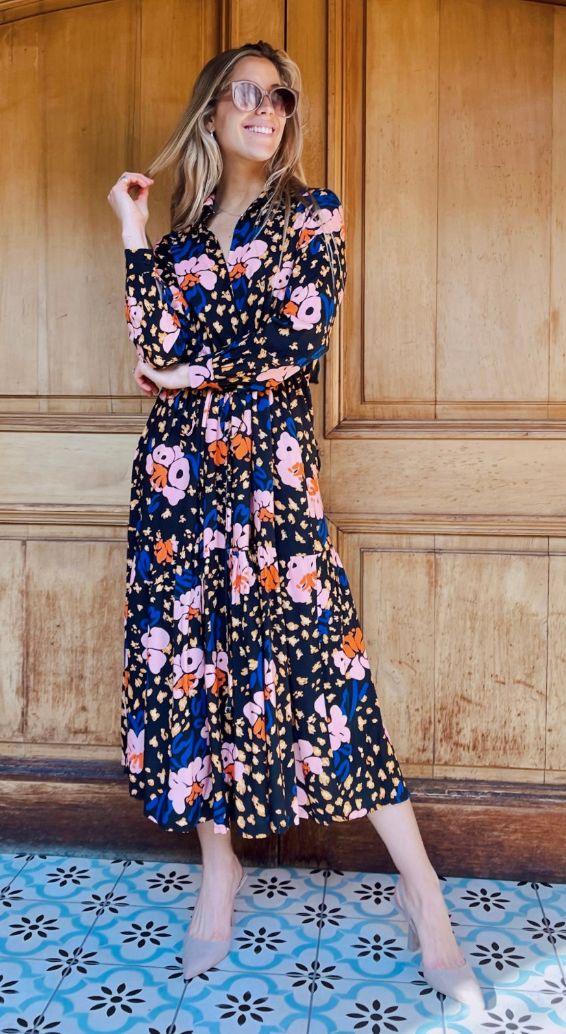 Camisero Pilar manga larga | Flores