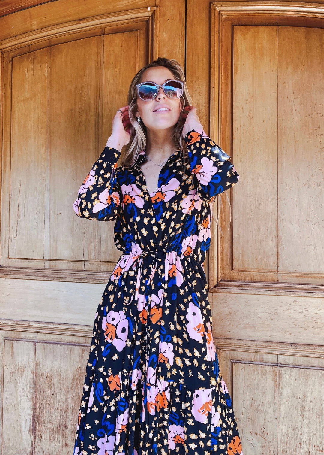 Camisero Pilar manga larga | Flores