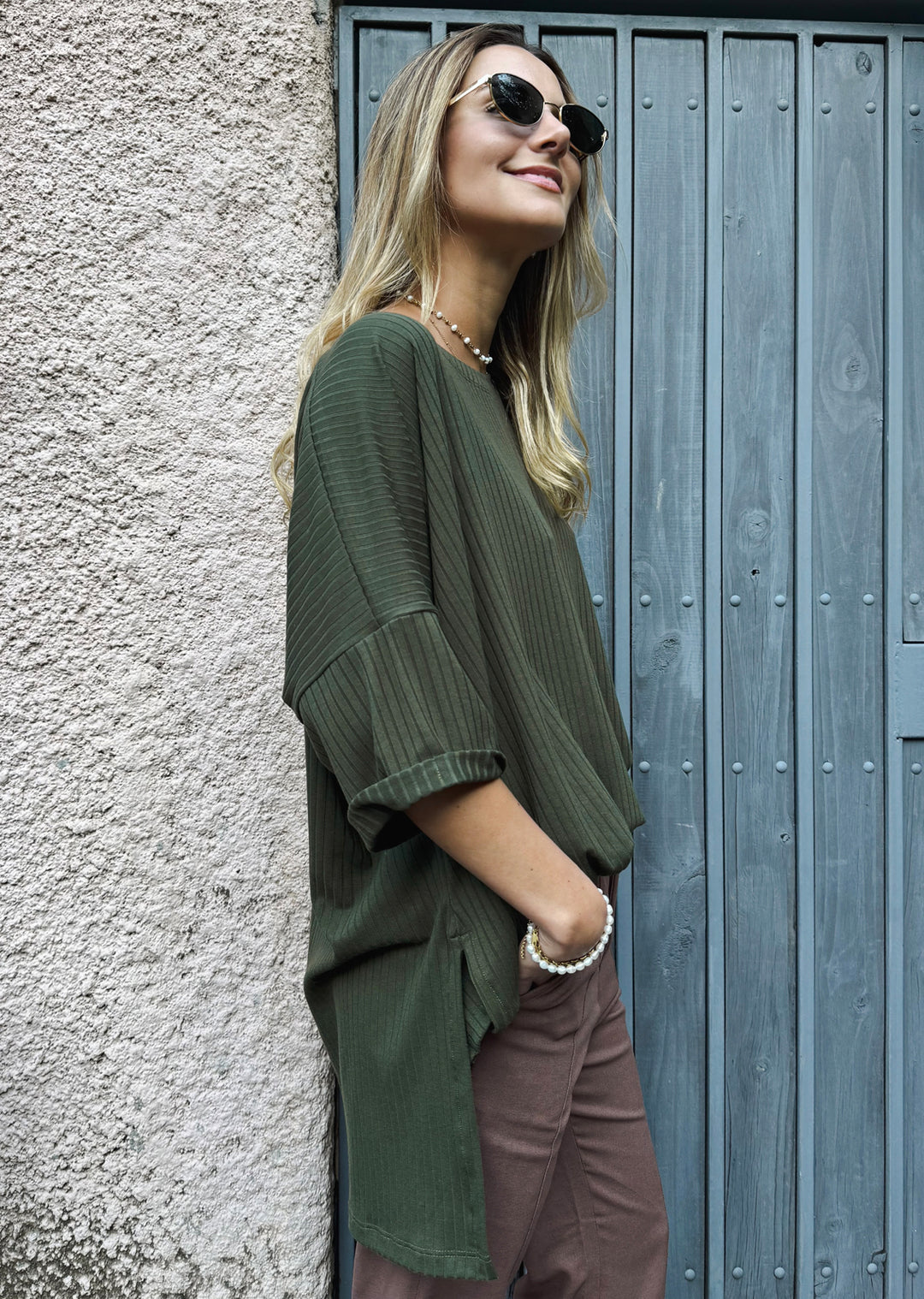 Polera Irene | Musgo