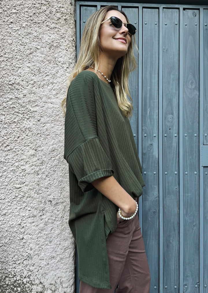 Polera Irene | Musgo