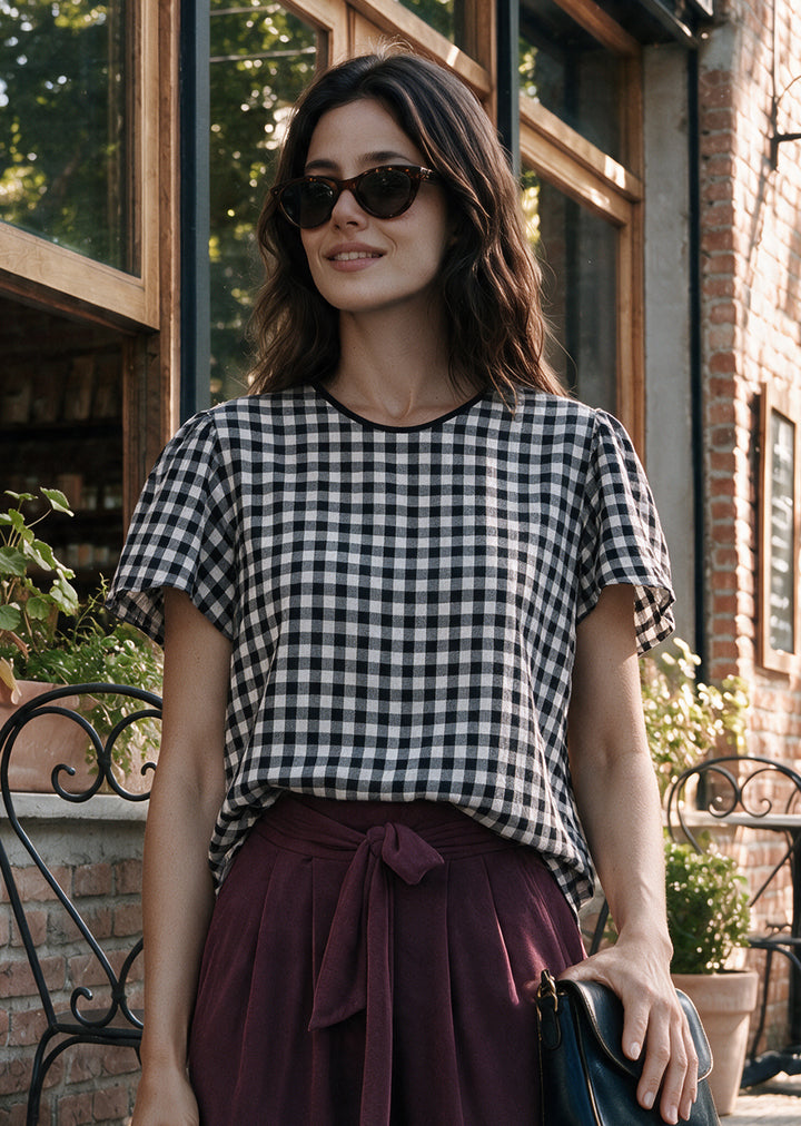 Blusa Ita Cuadrillé