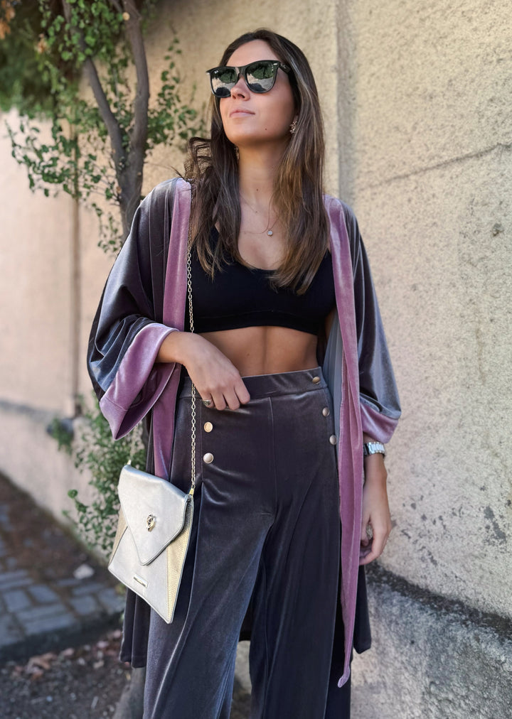 Kimono Jime | Warm grey