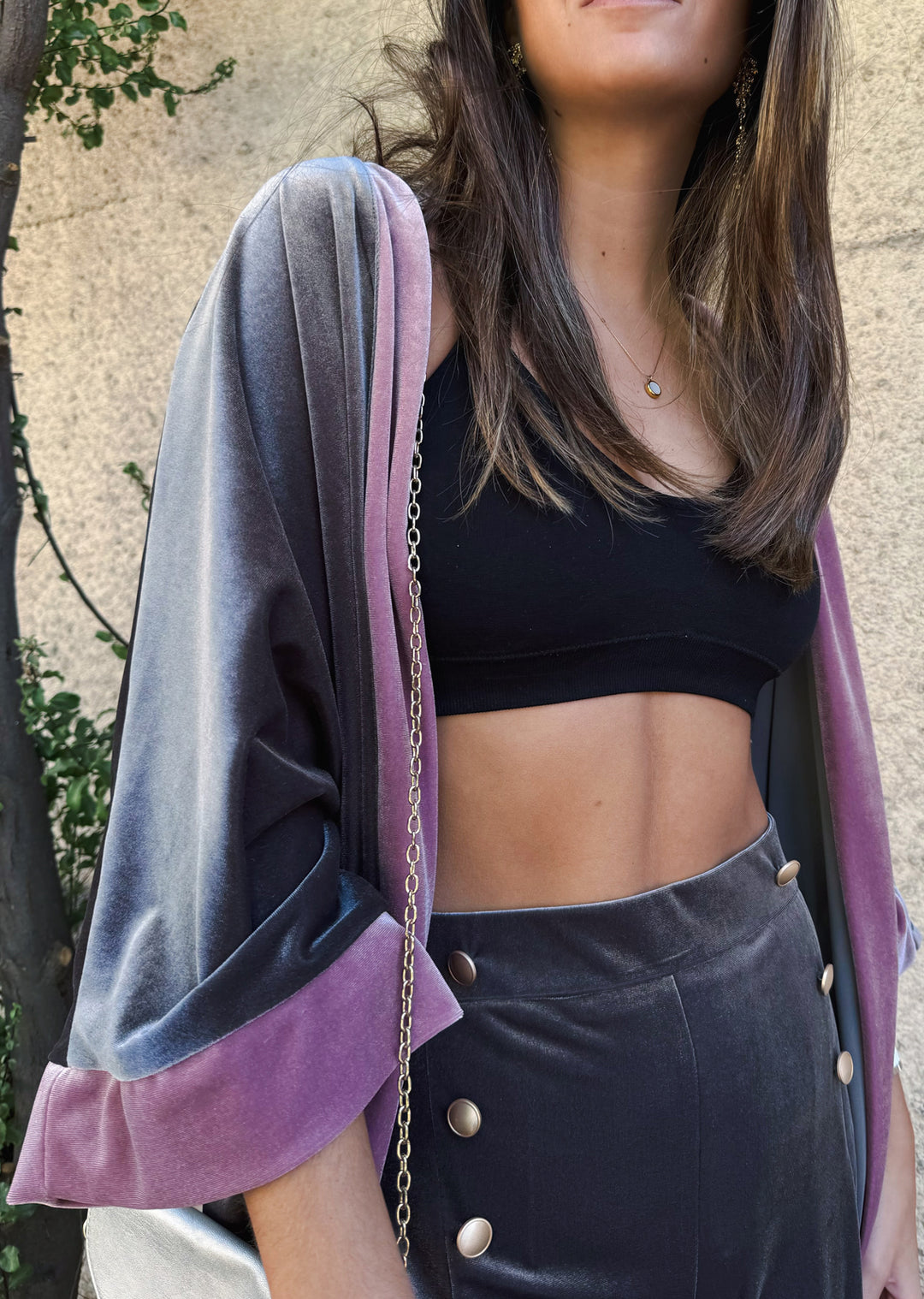 Kimono Jime | Warm grey