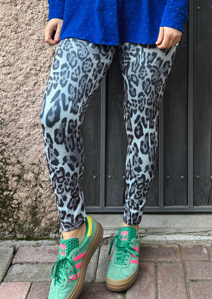 Leggins | Leopardo gris