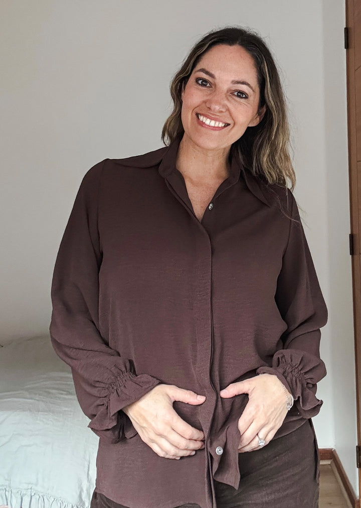 Blusa Lua | Chocolate