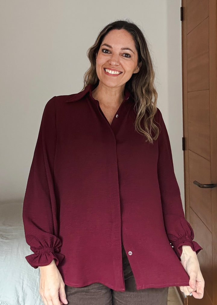Blusa Lua | Burdeo