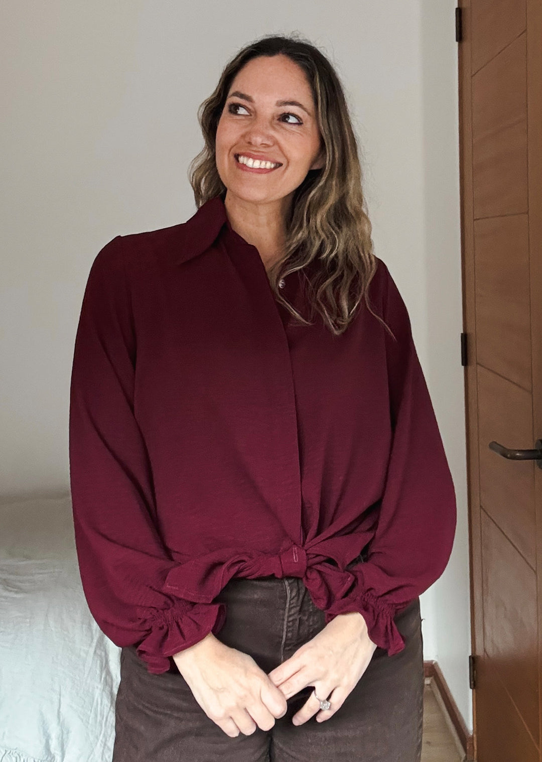 Blusa Lua | Burdeo