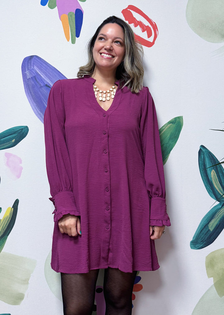 Vestido Luciana | Ciruela