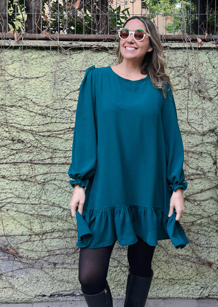Vestido Mila | Petróleo