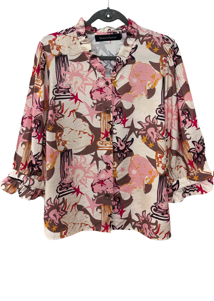 Blusa Mila | Print pink