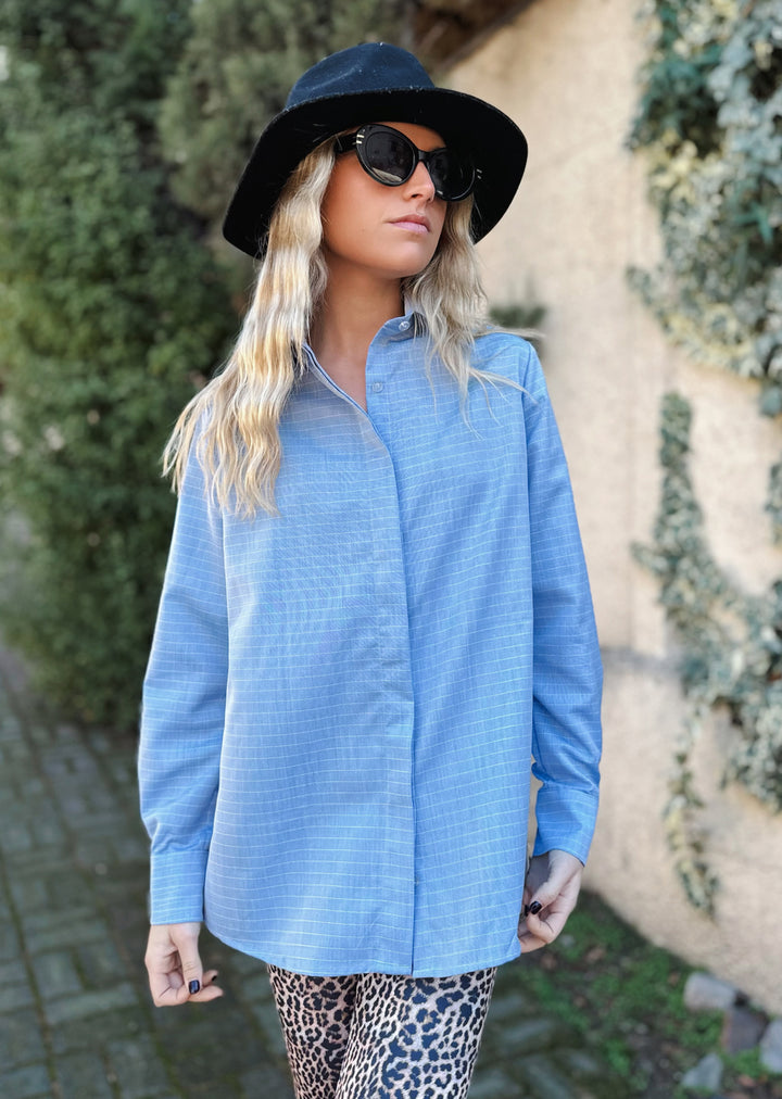 Blusa Bernarda | Celeste