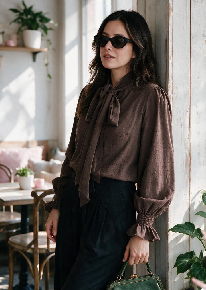 Blusa Noelia | Chocolate