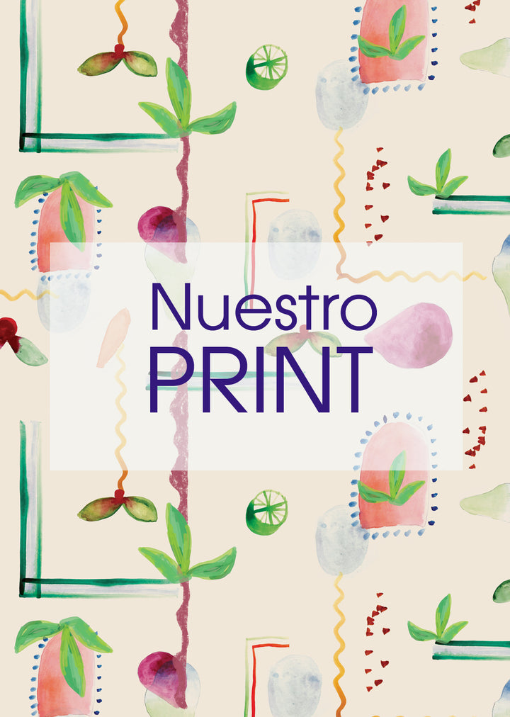 Blusa Maite | Print fondo crema