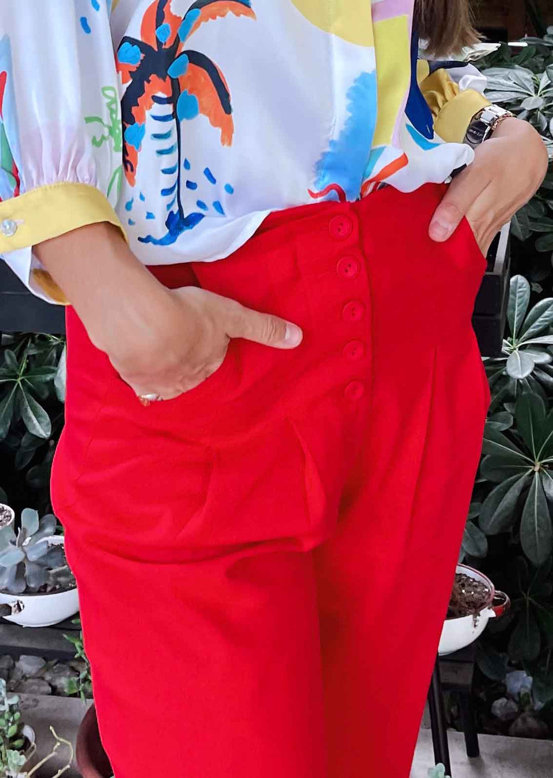 Pantalón Florencia | Rojo
