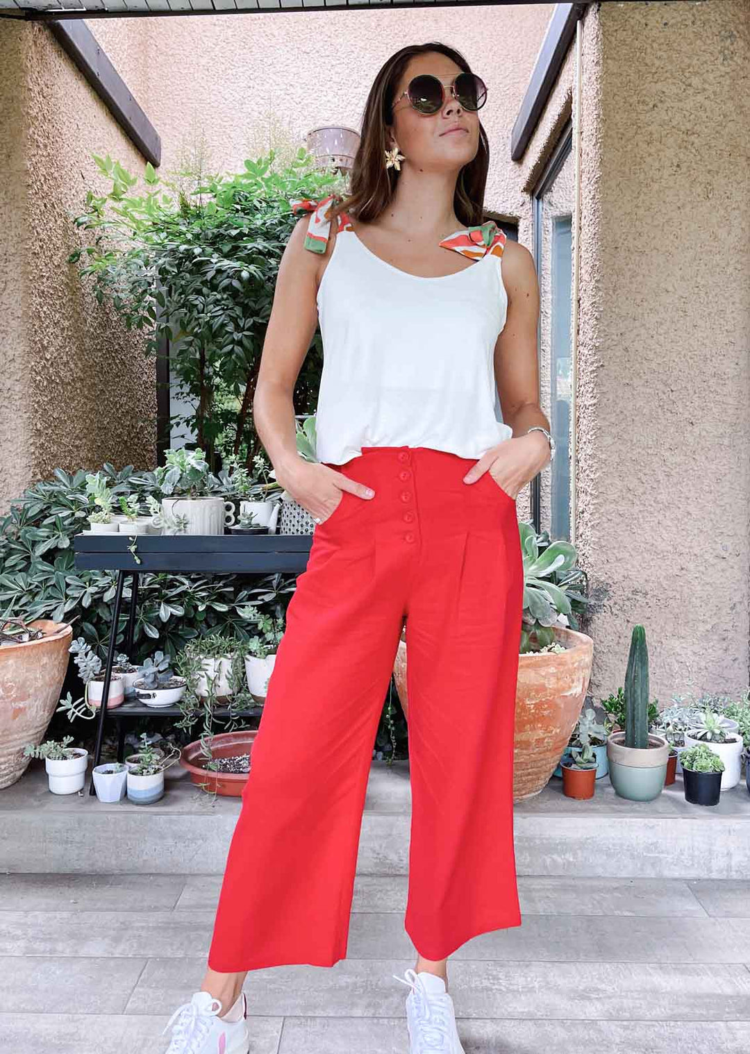 Pantalón Florencia | Rojo