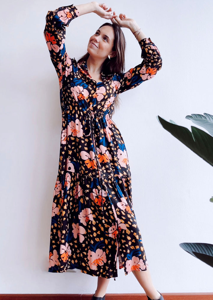 Camisero Pilar manga larga | Flores