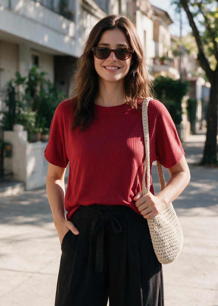 Polera Pili | Roja