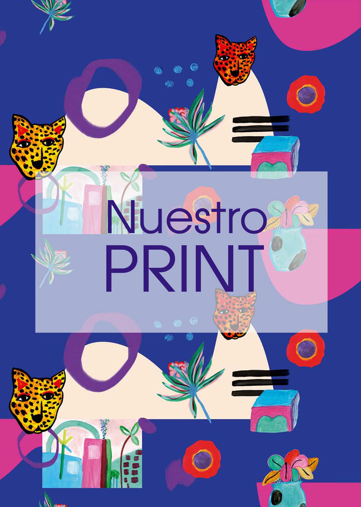 *PRE VENTA* Blusa Bernarda | Pintura Fondo Morado Azulado