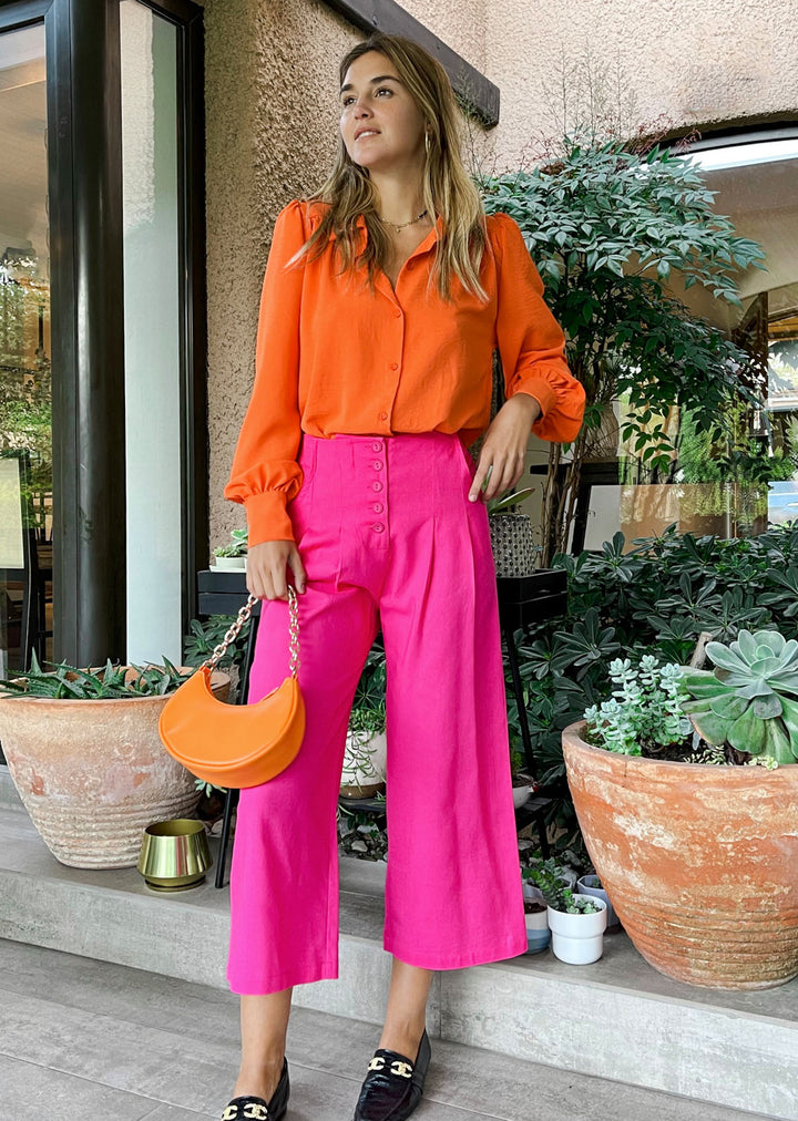 Pantalón Florencia | Fucsia