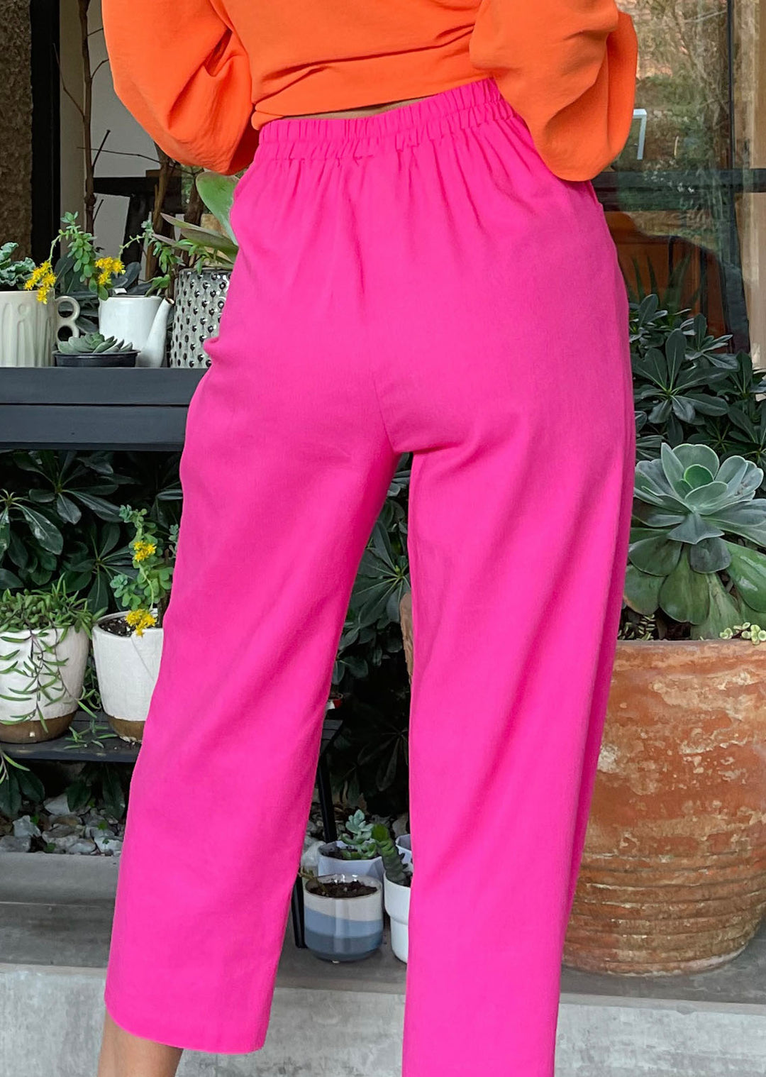 Pantalón Florencia | Fucsia