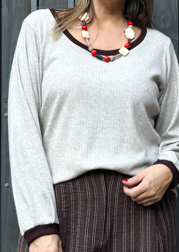 Polera Renata | LANILLA Beige