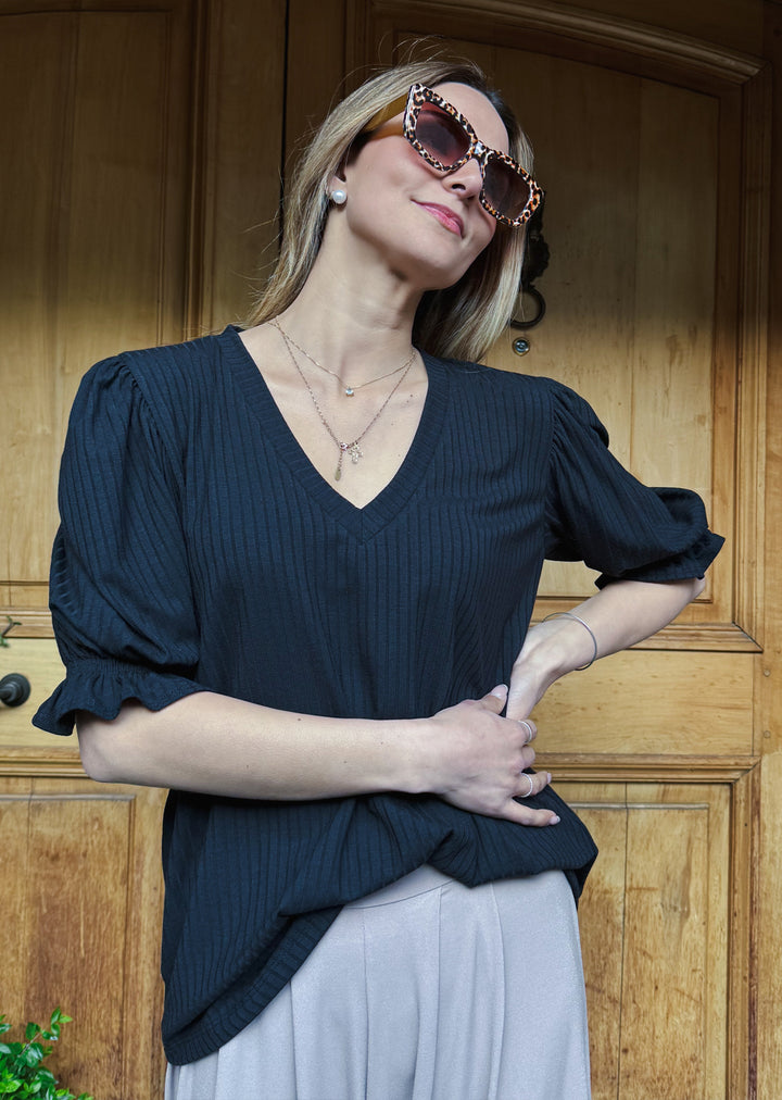Polera Belén | Negra