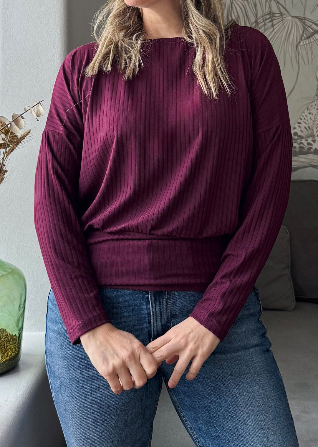 Polera Dominga | Burdeo