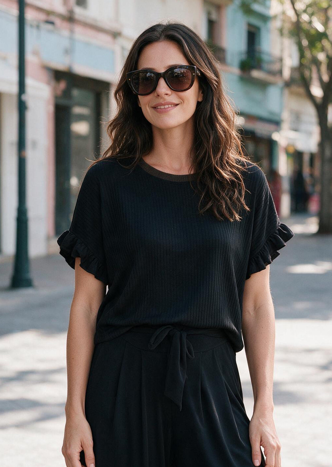 Polera Clari | Negra