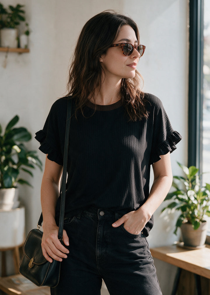 Polera Clari | Negra