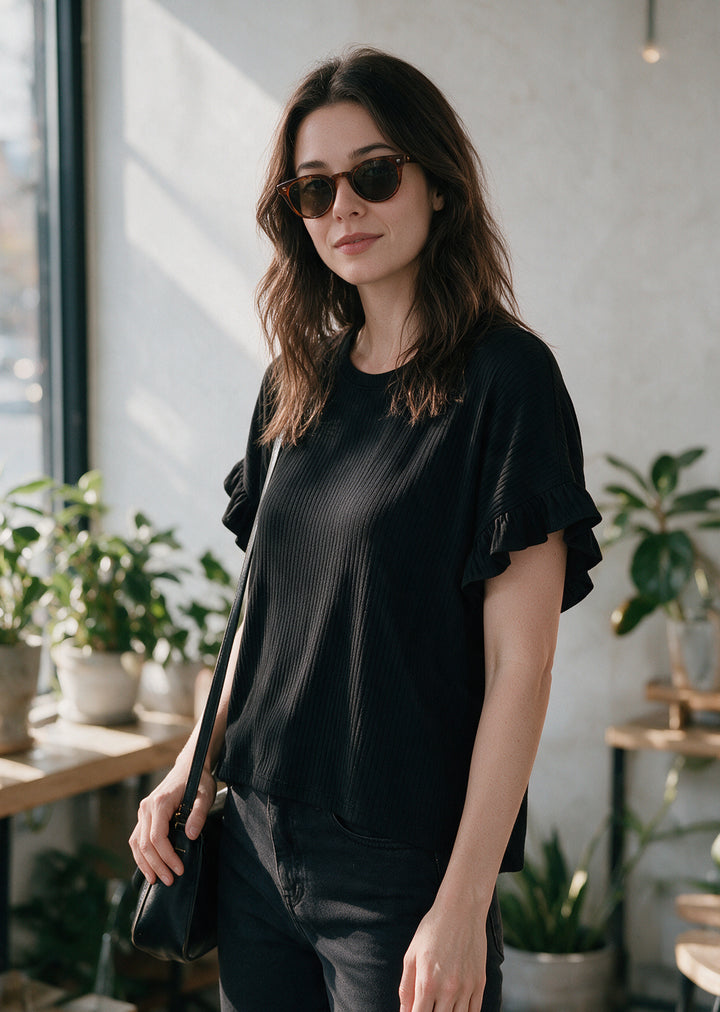 Polera Clari | Negra