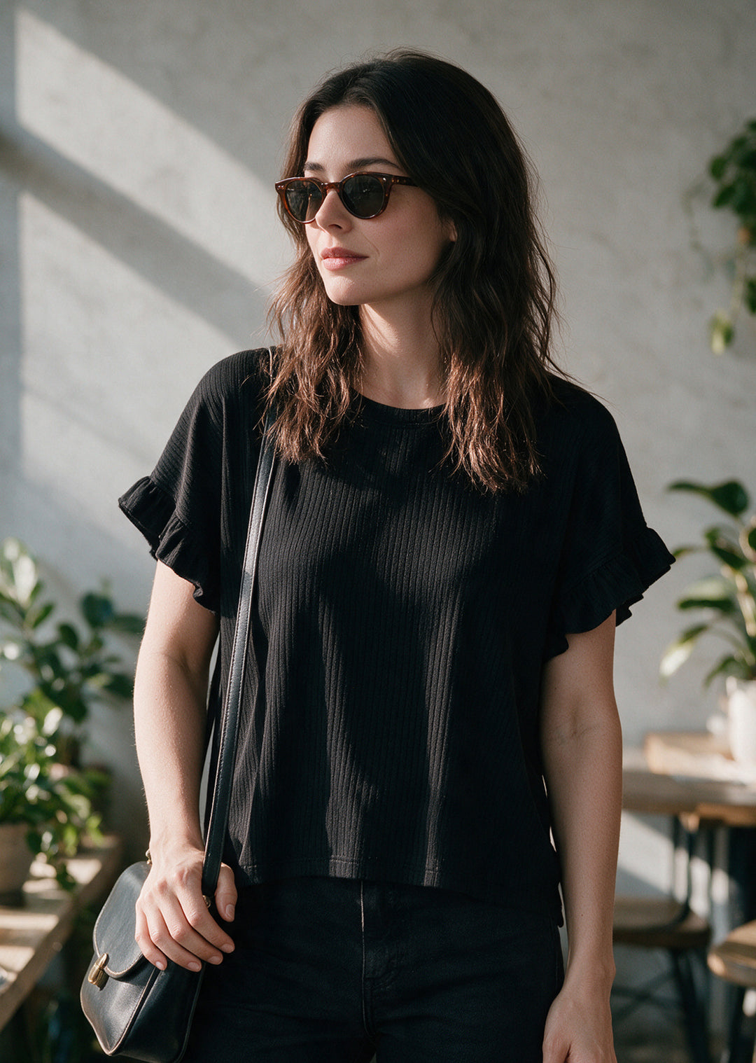 Polera Clari | Negra