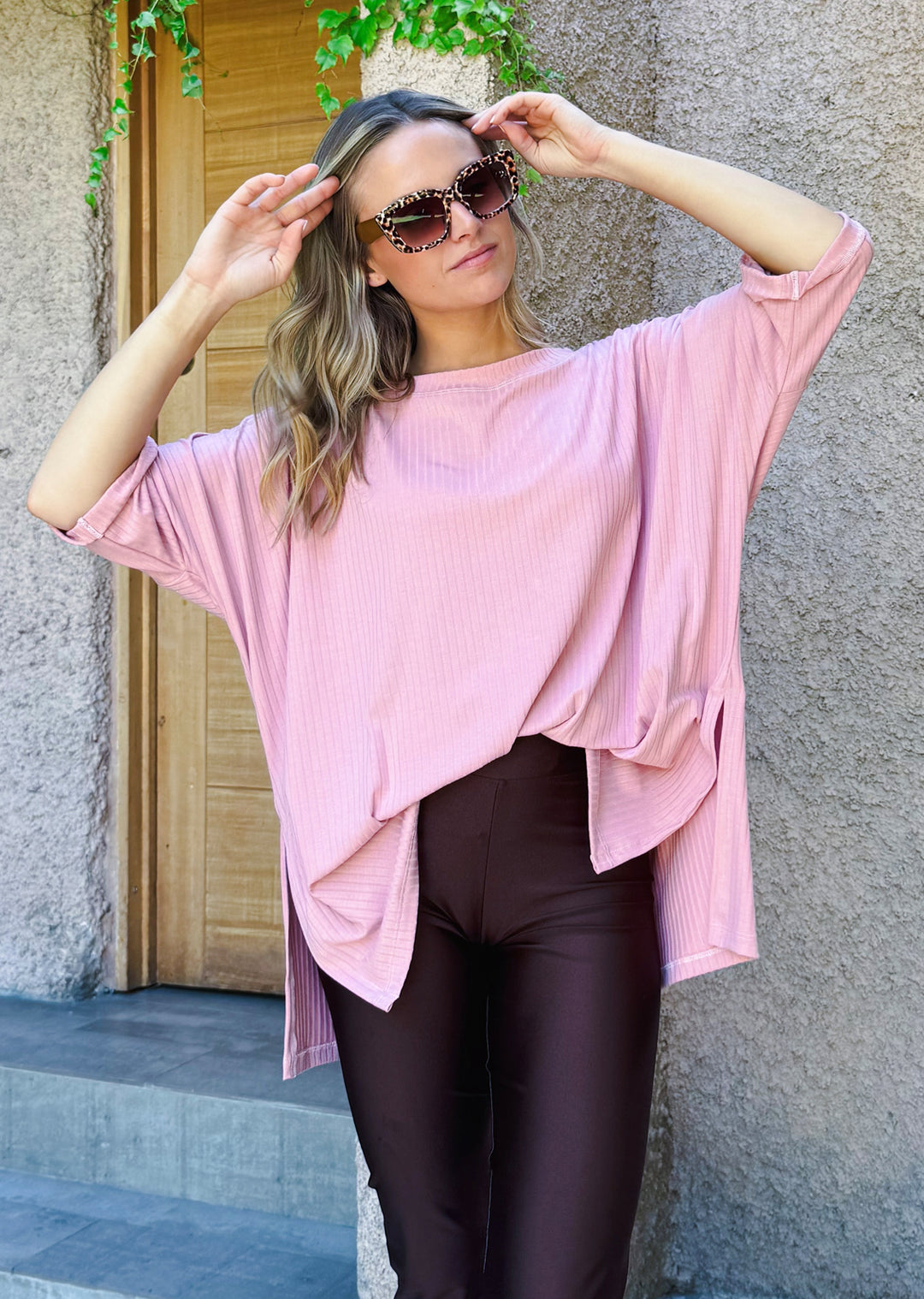 Polera Irene | Palo Rosa