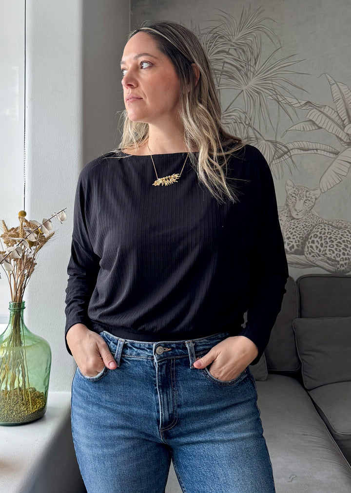 Polera Dominga | Negra