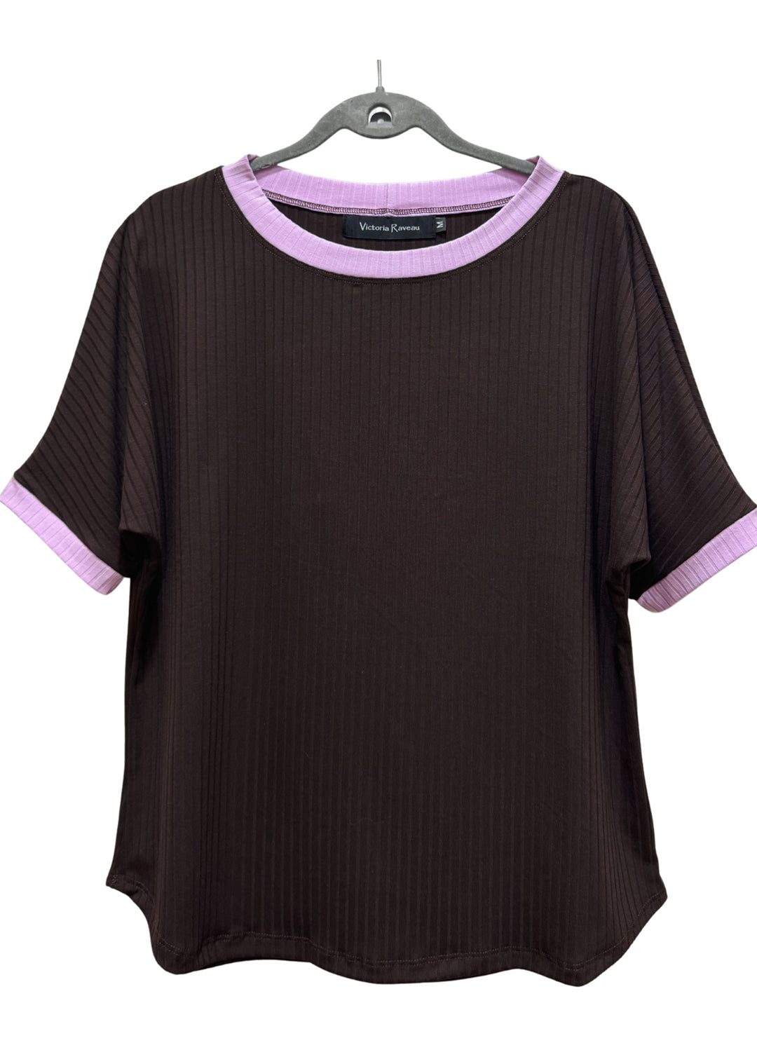 Polera Pili | Chocolate, lila