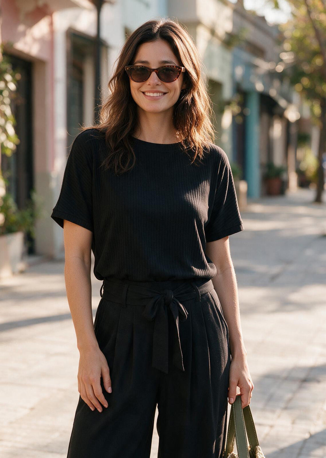 Polera Pili | Negra